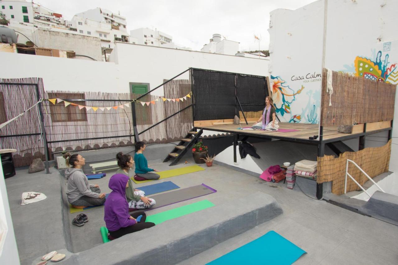 Casa Calma Yoga Hostel Agaete  Bagian luar foto